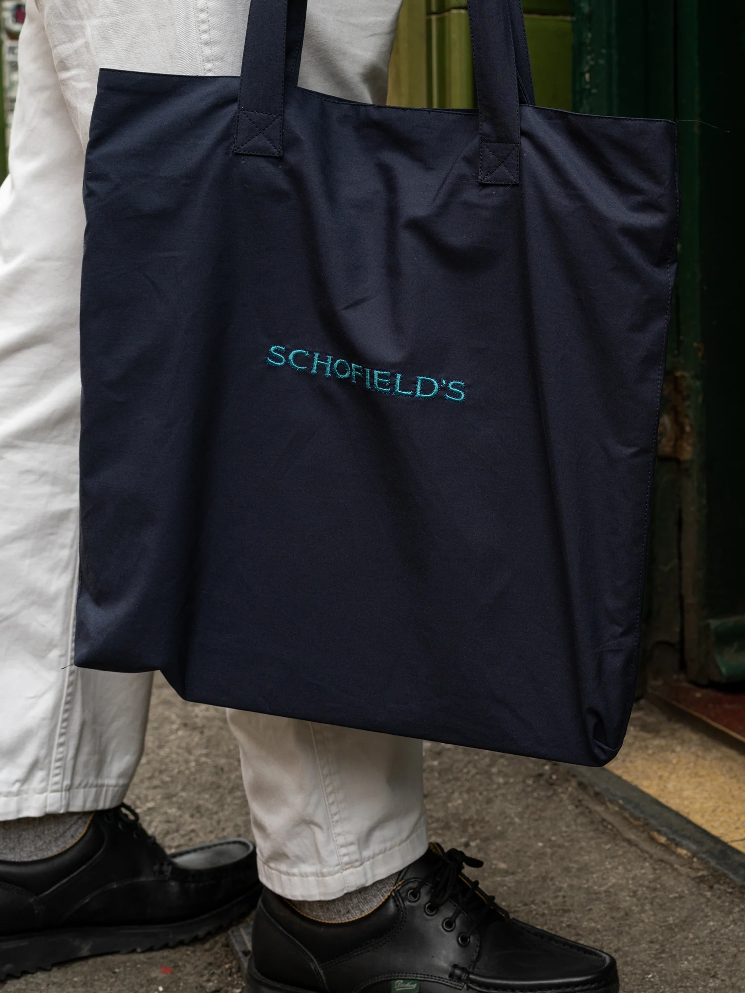 PWVC X SCHOFIELD’S BAR VENTILE® TOTE BAG - Navy - Image 4