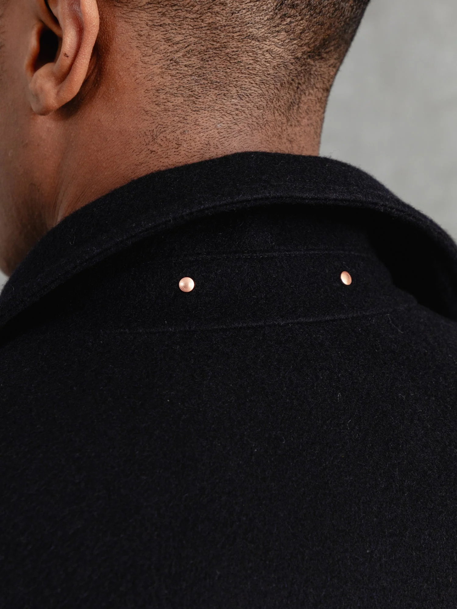The Cashmere Crew Jacket - Ink - Image 6