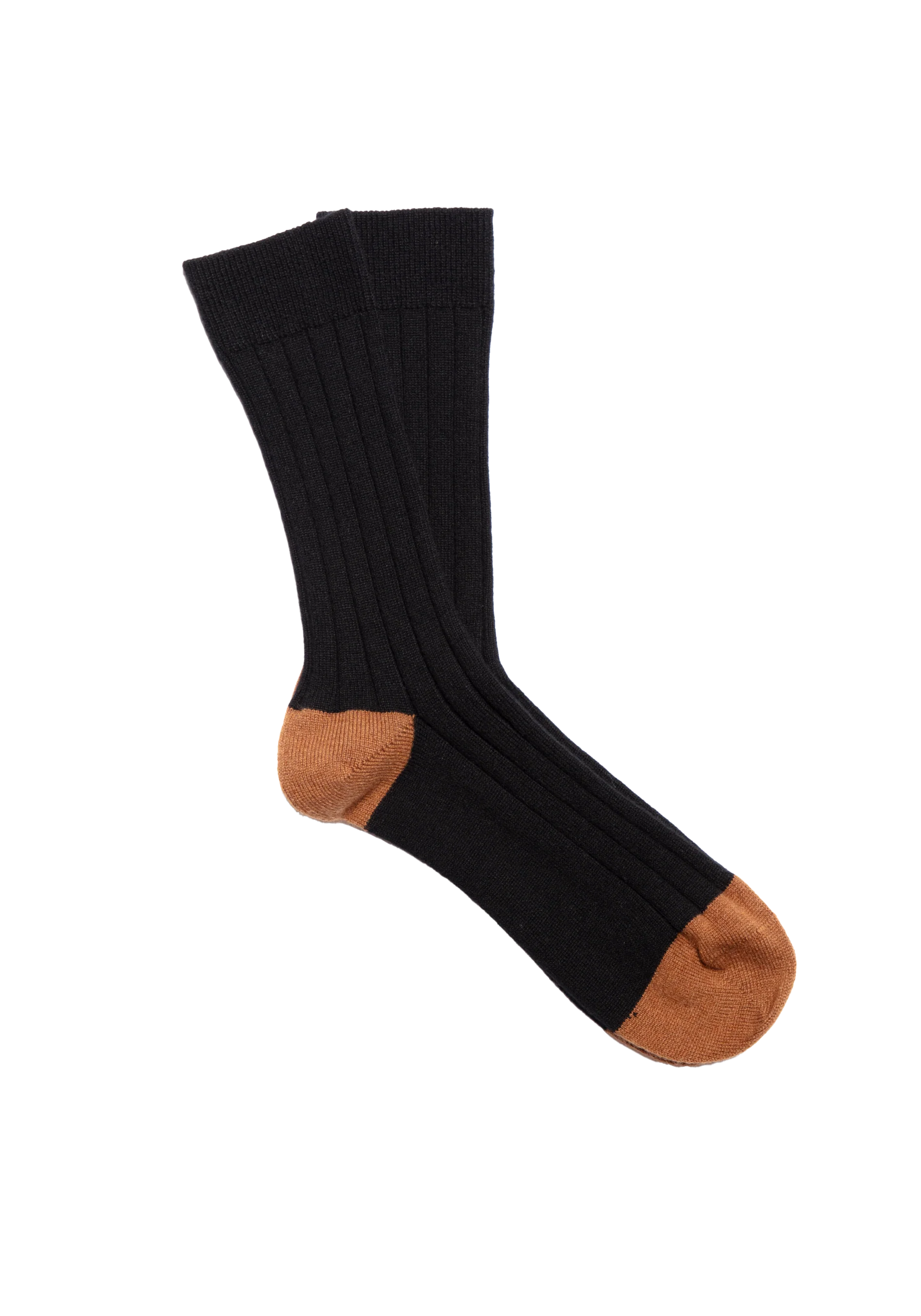 The Cashmere Socks - Ivory Black - Image 3