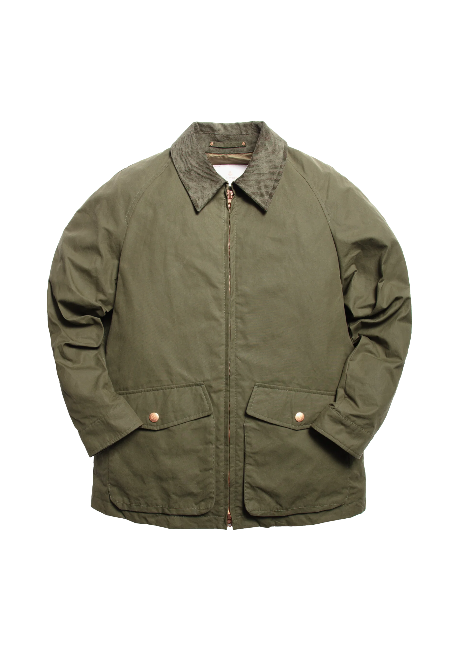 The Casual Wax Jacket - Olive - Image 3