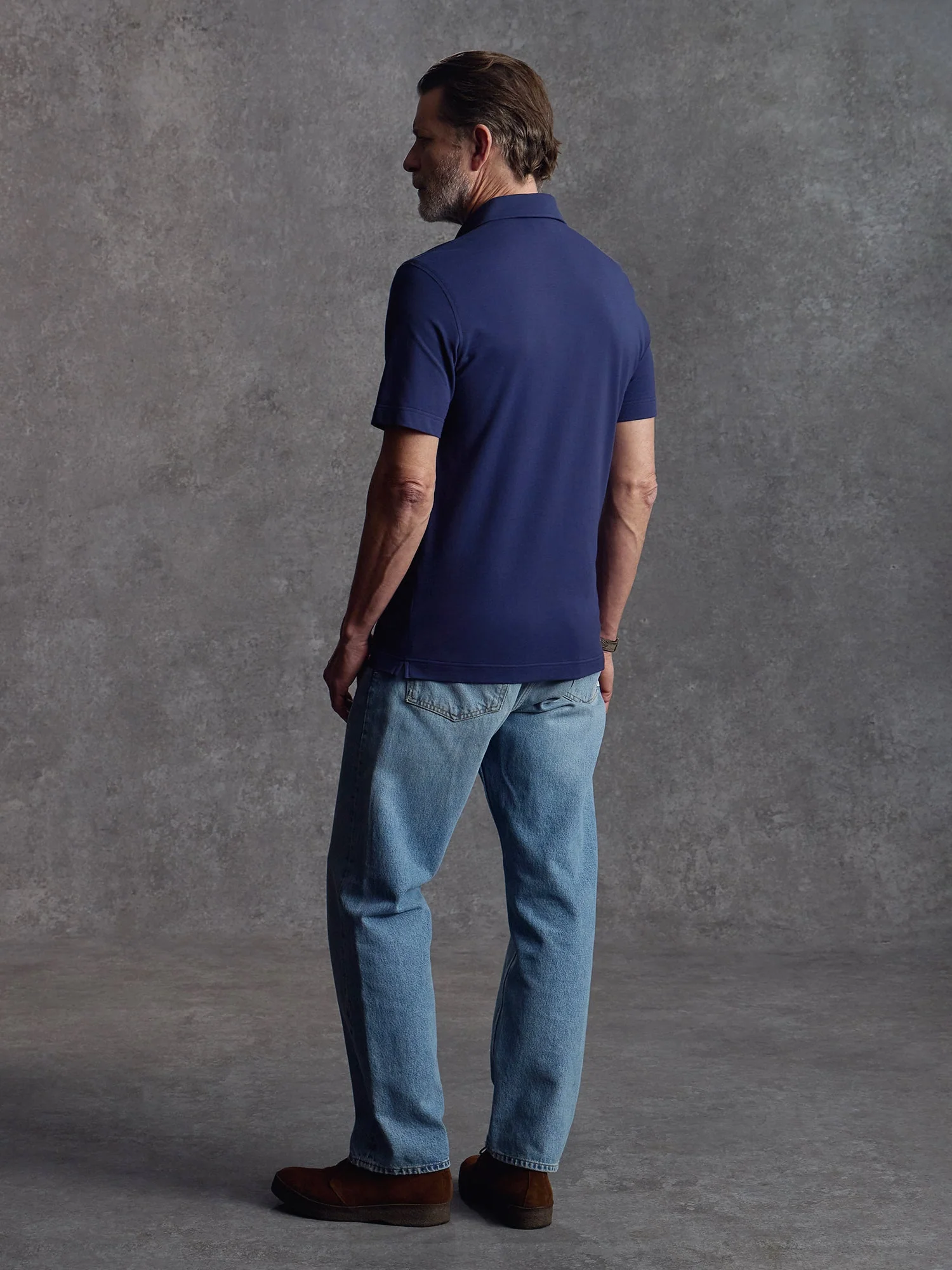 The Civvy Polo - Navy - Image 4
