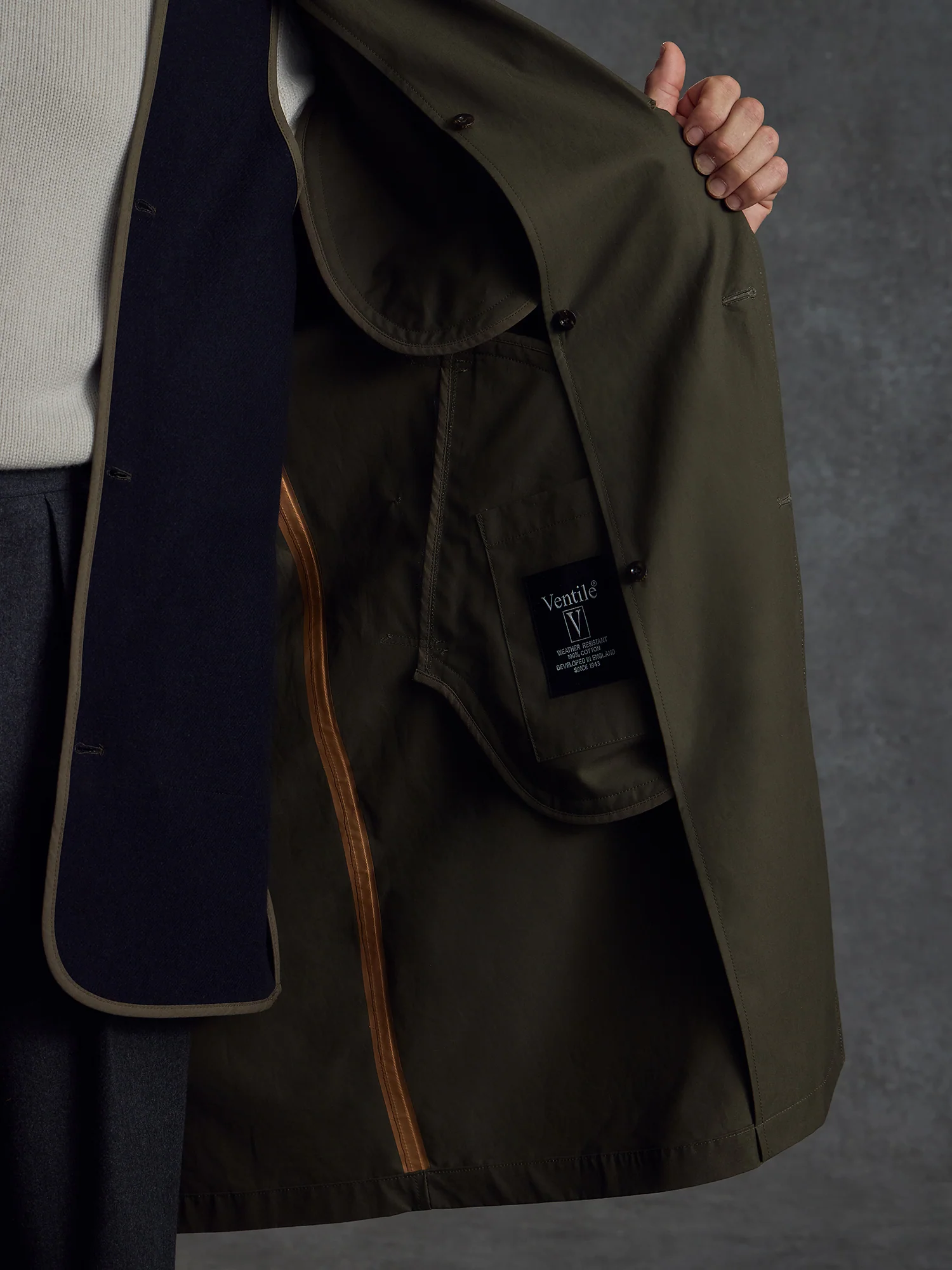 The Despatch Rider's Trench - Olive - Image 3