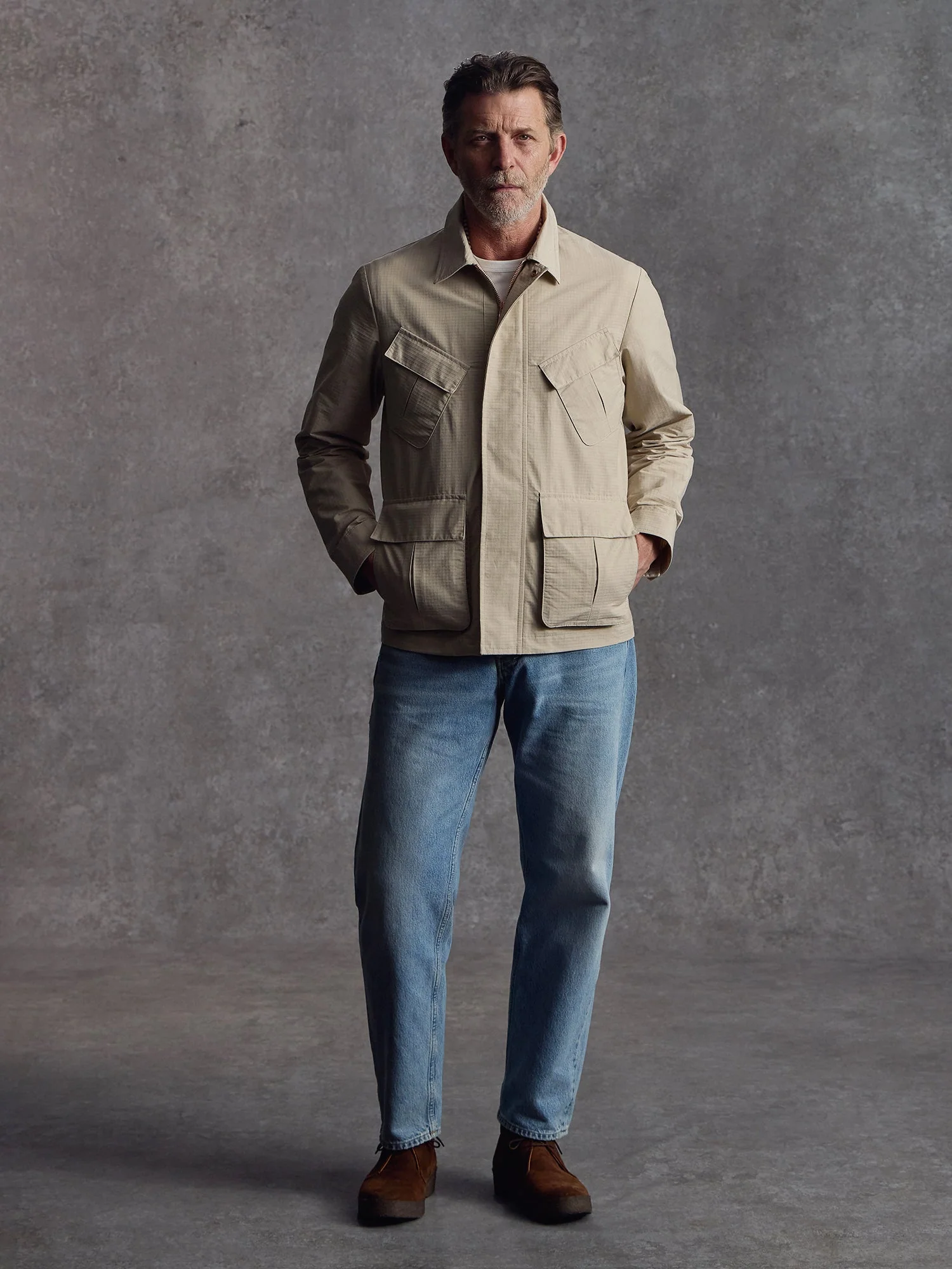 The Fitzrovia Field Jacket - Alabaster - Image 5