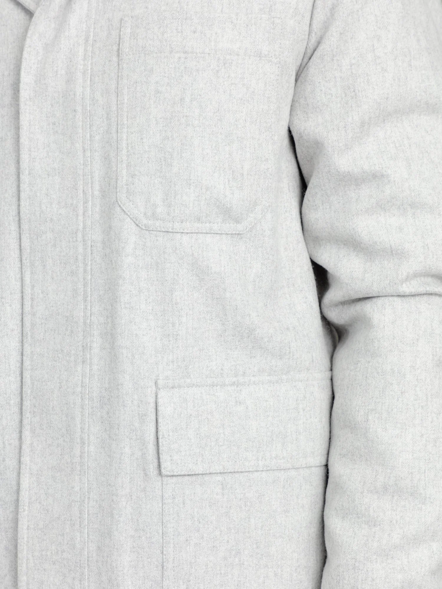 The Marylebone Shacket - Flake White - Image 5