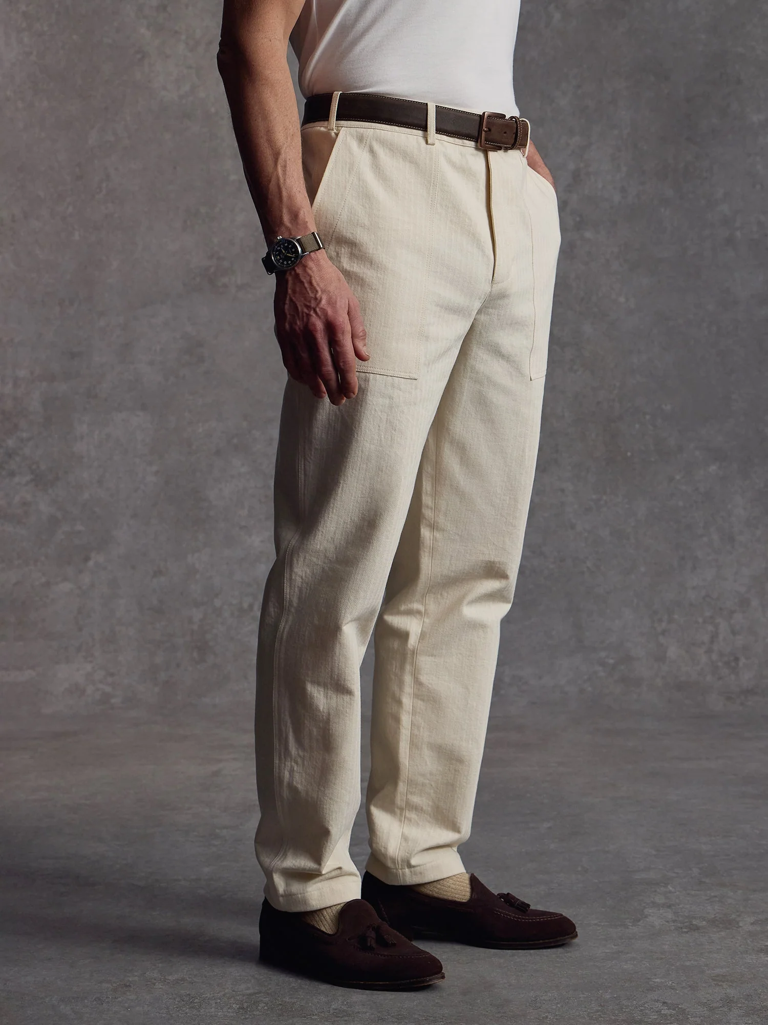 The Overlord Trouser - Ecru - Image 4