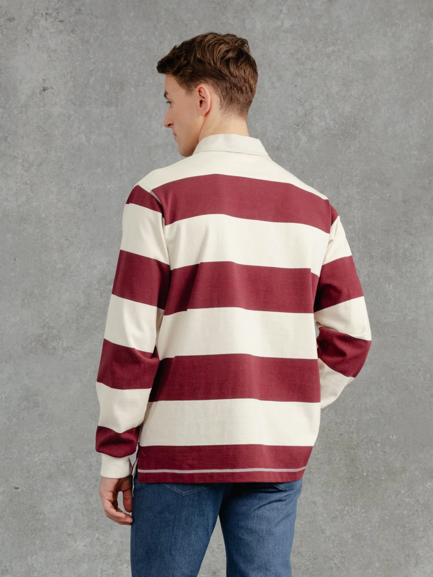 The Regents Rugby Shirt - Brick - Image 6