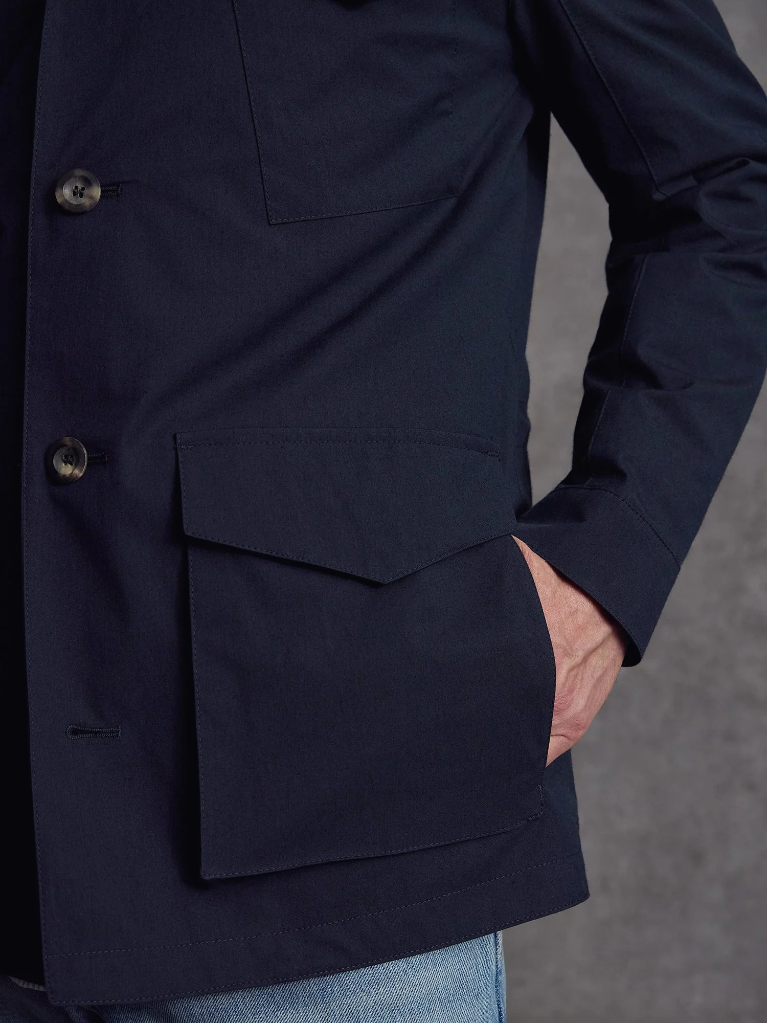 The Richmond Revere Jacket - Ink - Image 3