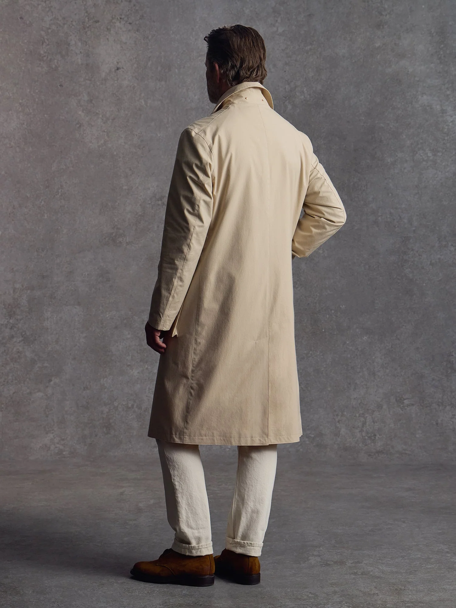 The Richmond Silk Mac - Alabaster - Image 6