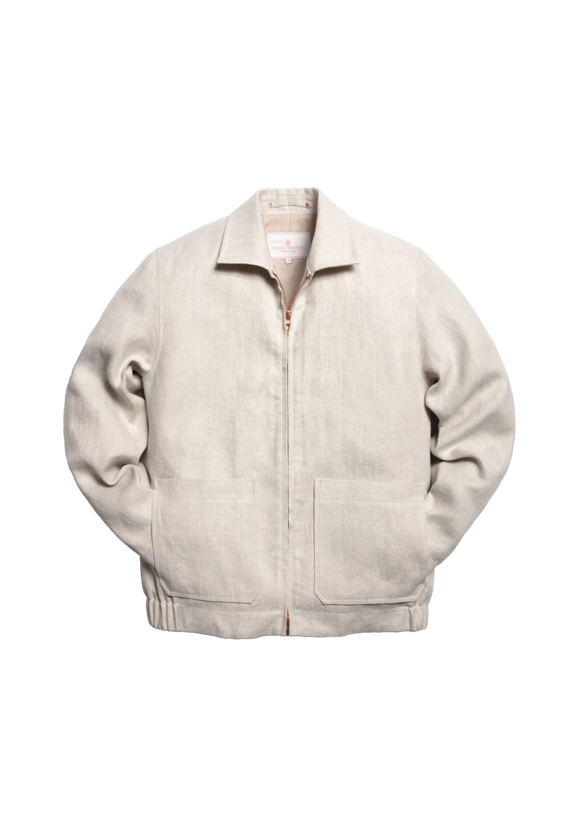 The Summer Tweed Bomber - Alabaster - Image 3
