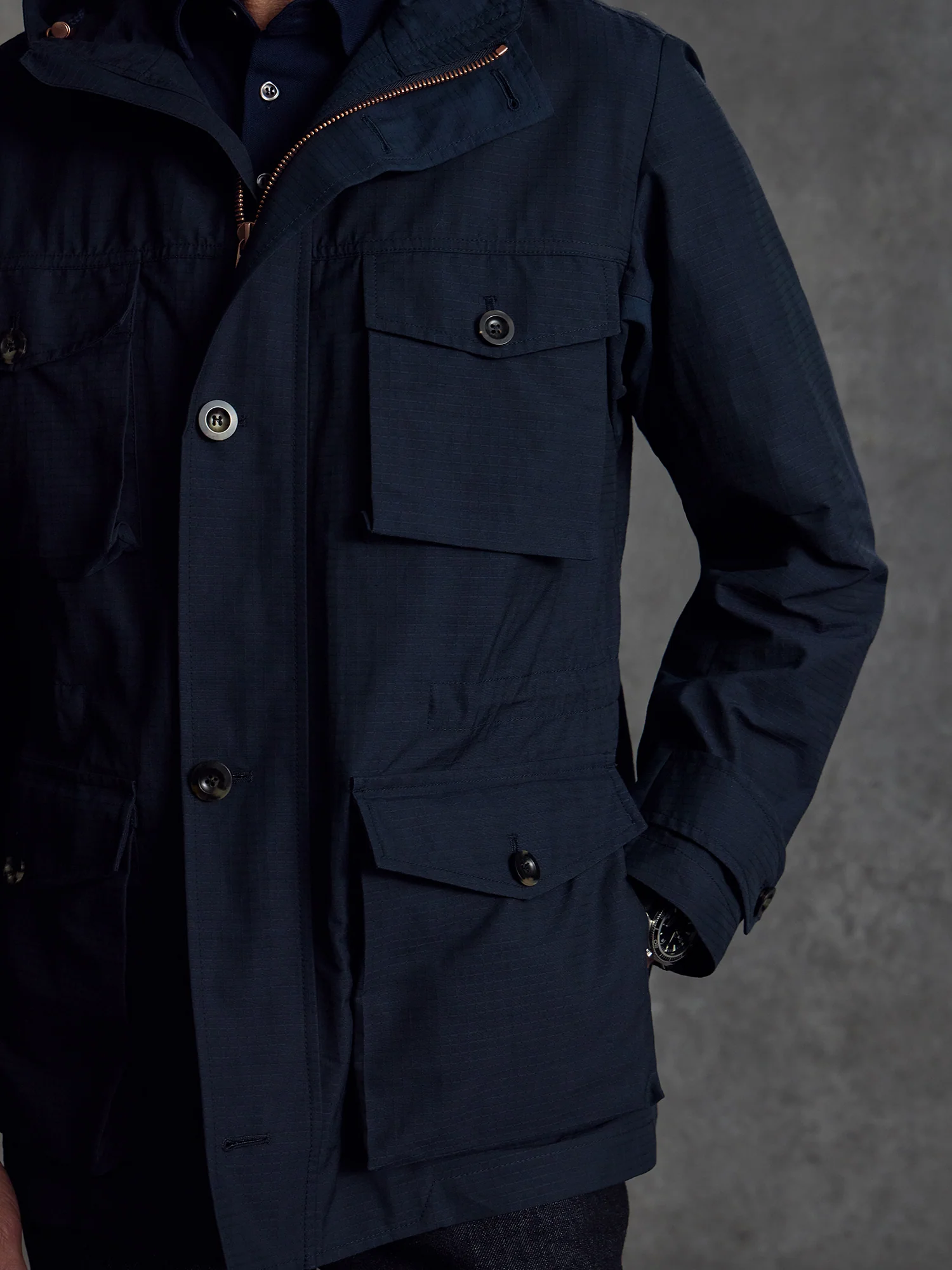 The Tracker Jacket - Navy - Image 6