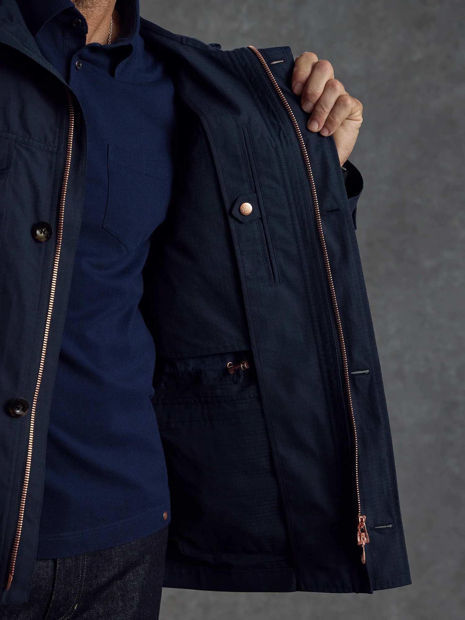 The Tracker Jacket - Navy - Image 7