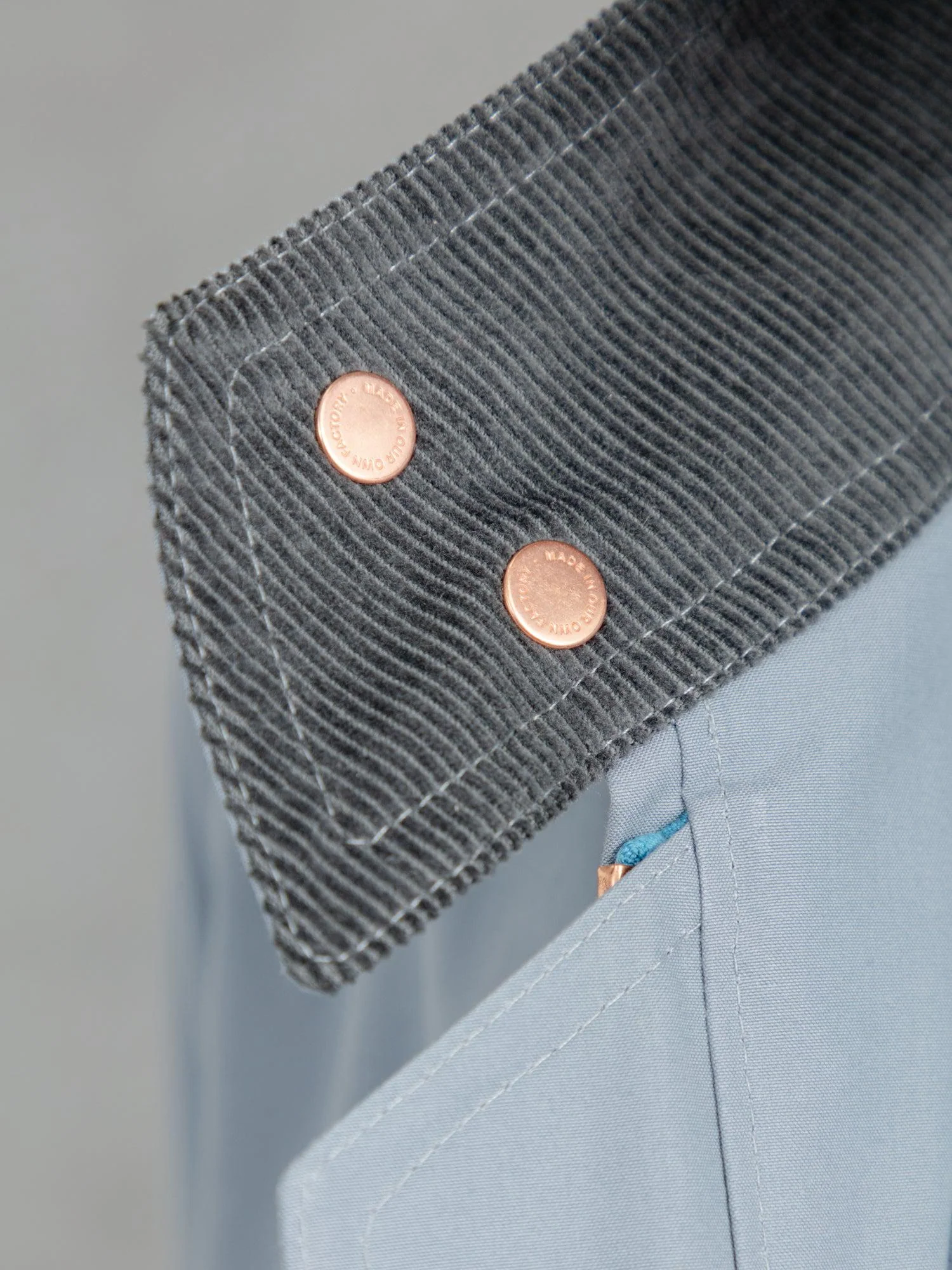 The Ventile® Harrington - Pale Blue - Image 4