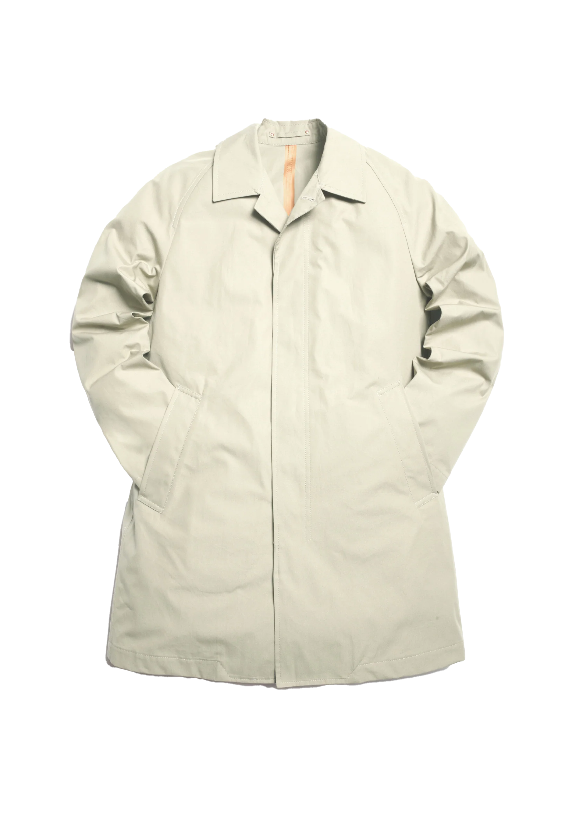 The Ventile® Raglan Raincoat - Stone - Image 3