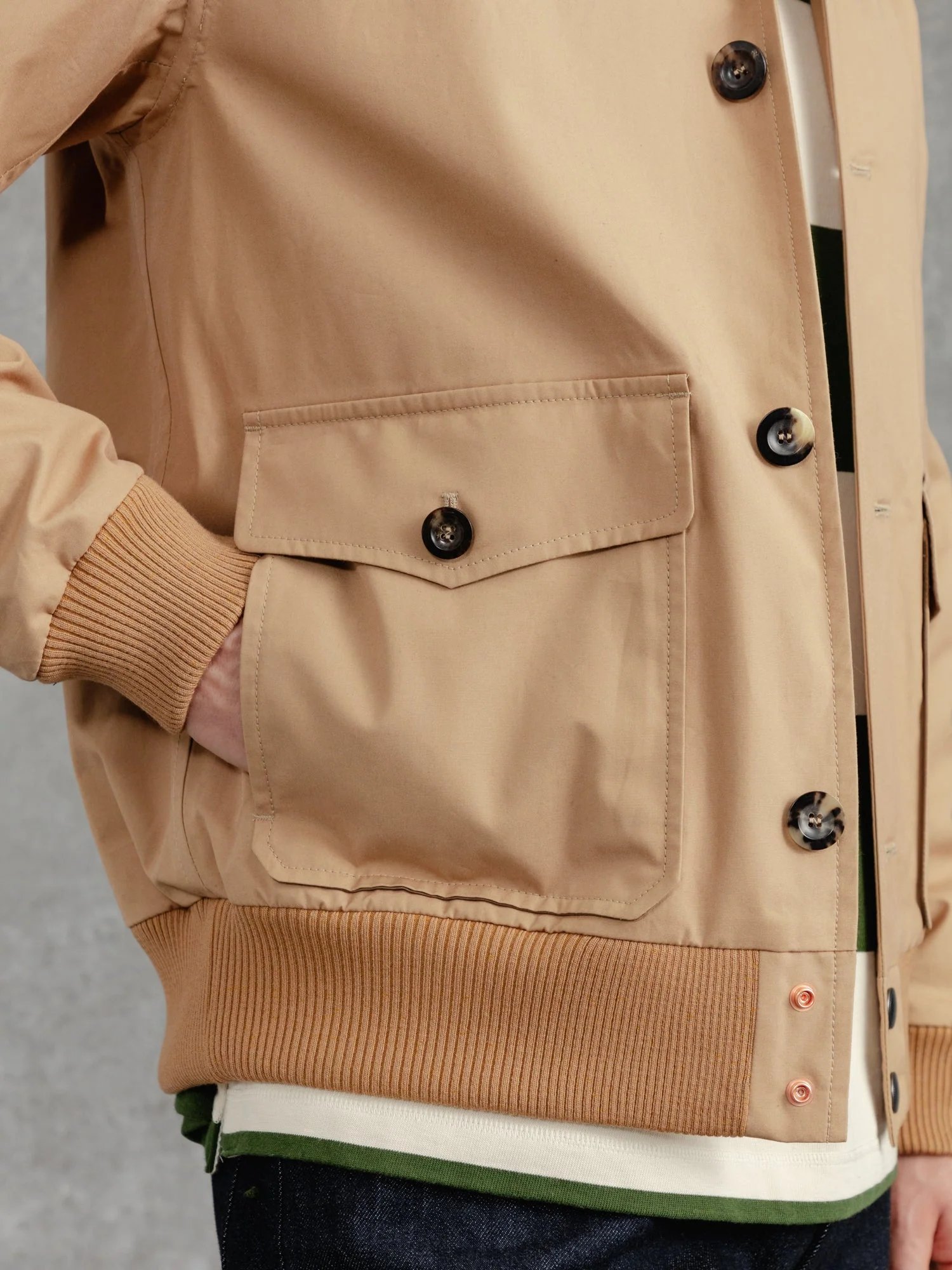 The Ventile® Bomber - Caramel - Image 4