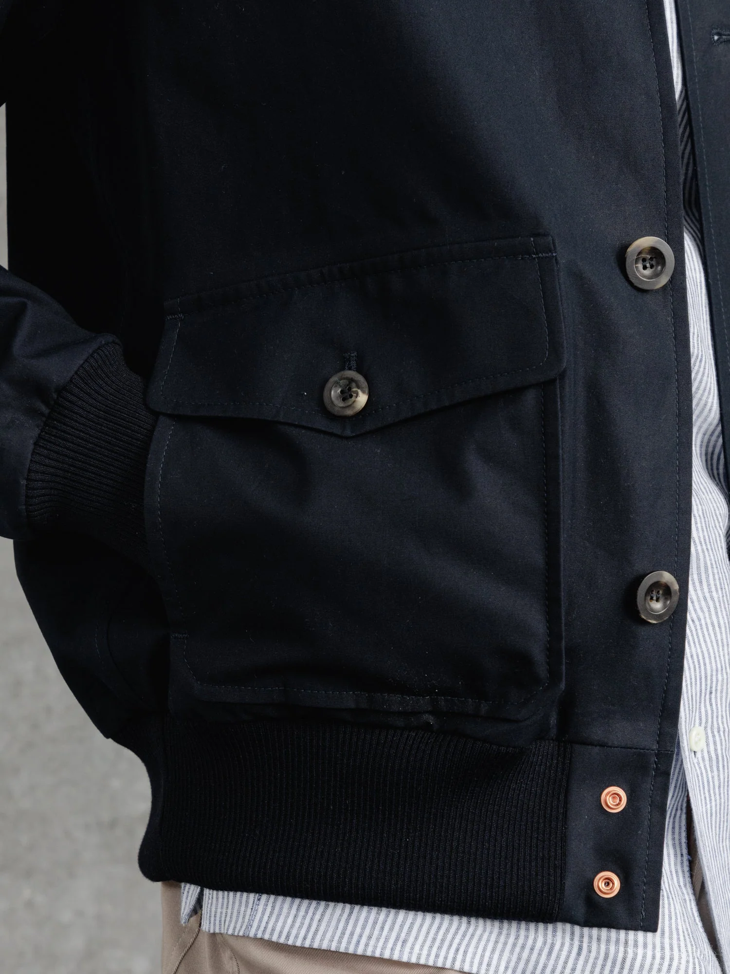 The Ventile® Bomber  - Ink - Image 4