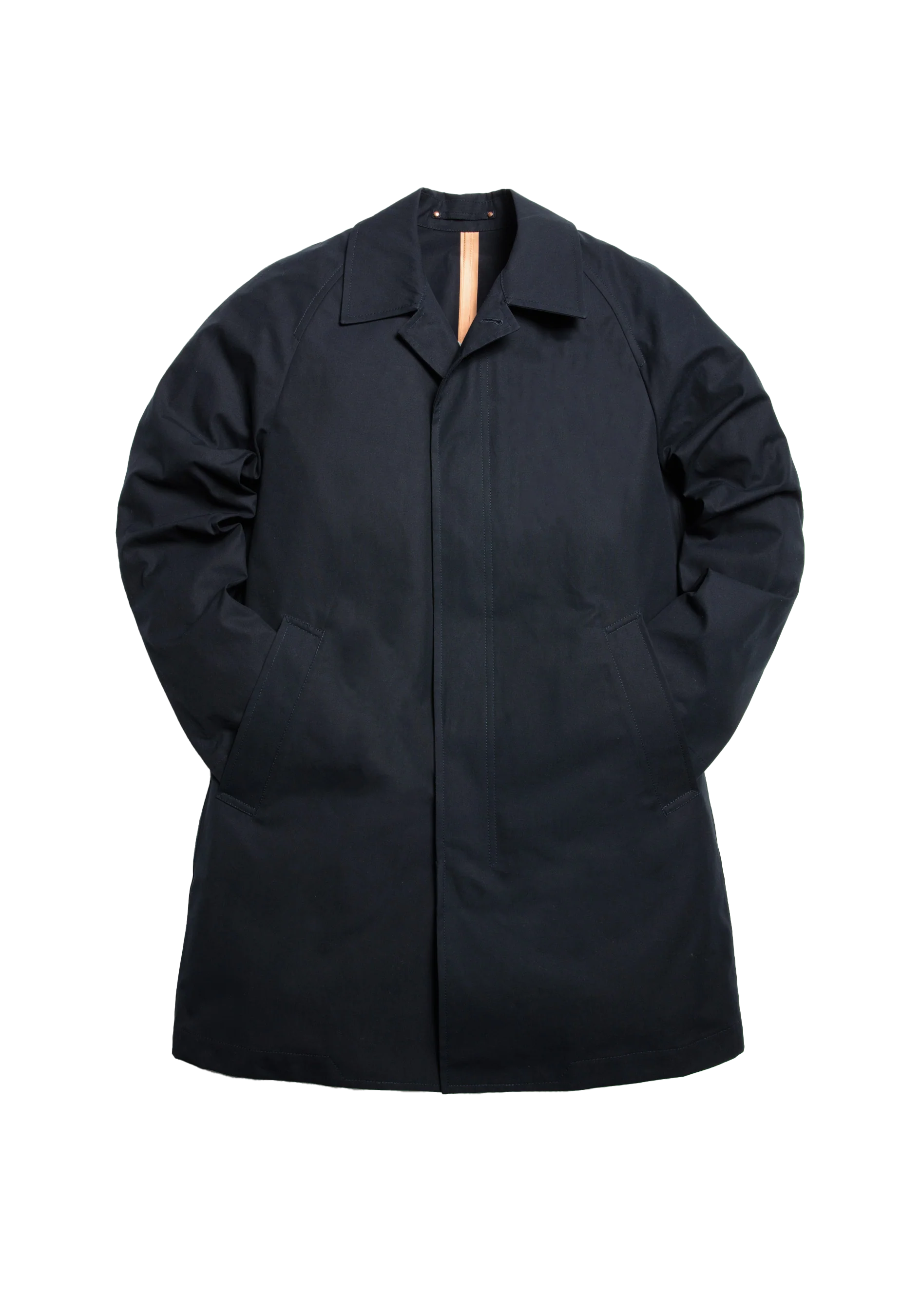 The Ventile® Raglan Raincoat - Ink - Image 3