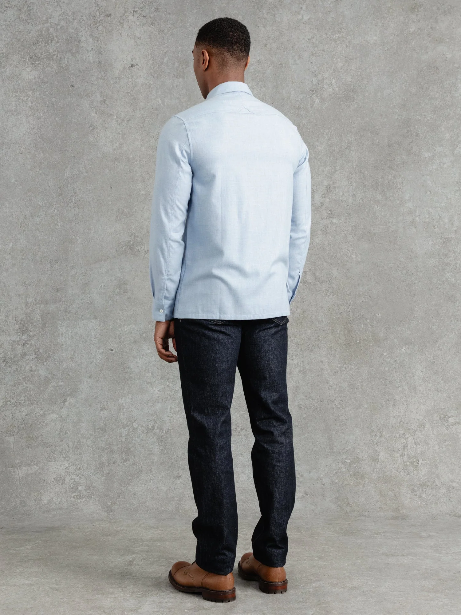The Victor Melton Shirt - Oxford Blue - Image 5